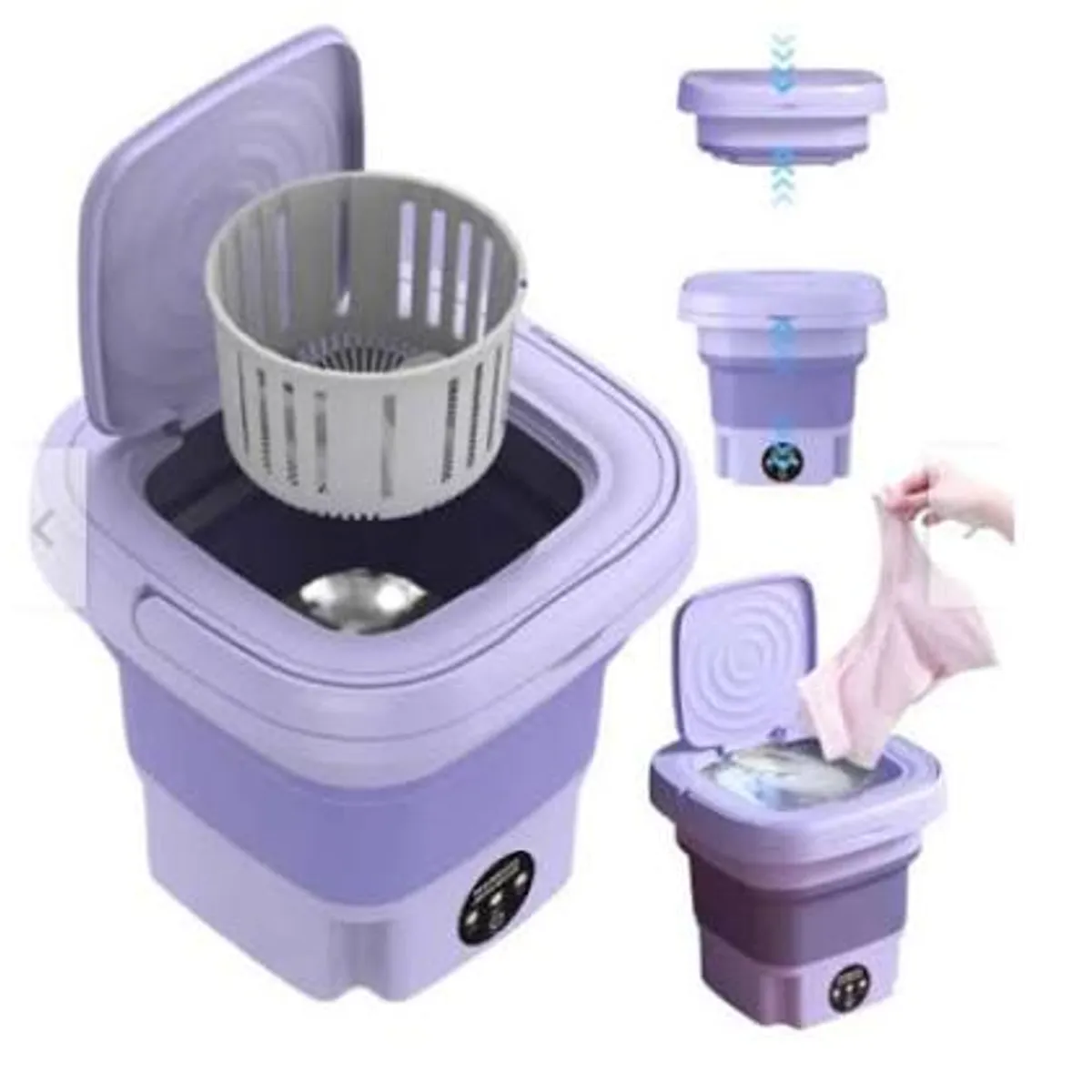 OEM - Minilavadora Portátil 12L Lavado y Centrifugado