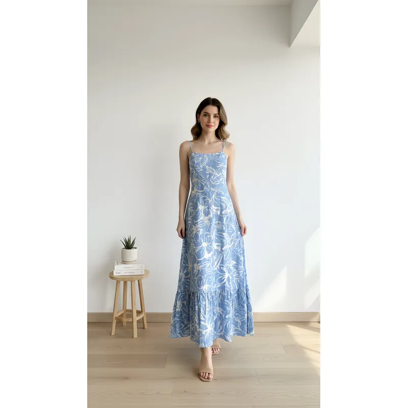 GENERICO - VESTIDO MAXI MUJER CIELO ALMAT