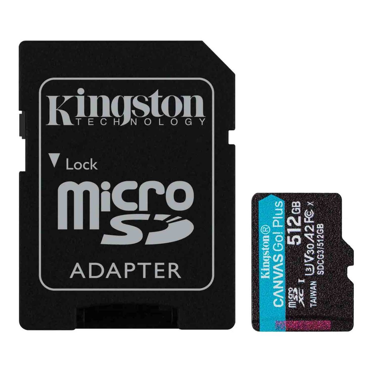 KINGSTON - Memoria Micro SD KINGSTON De 512GB GO PLUS 170MBS