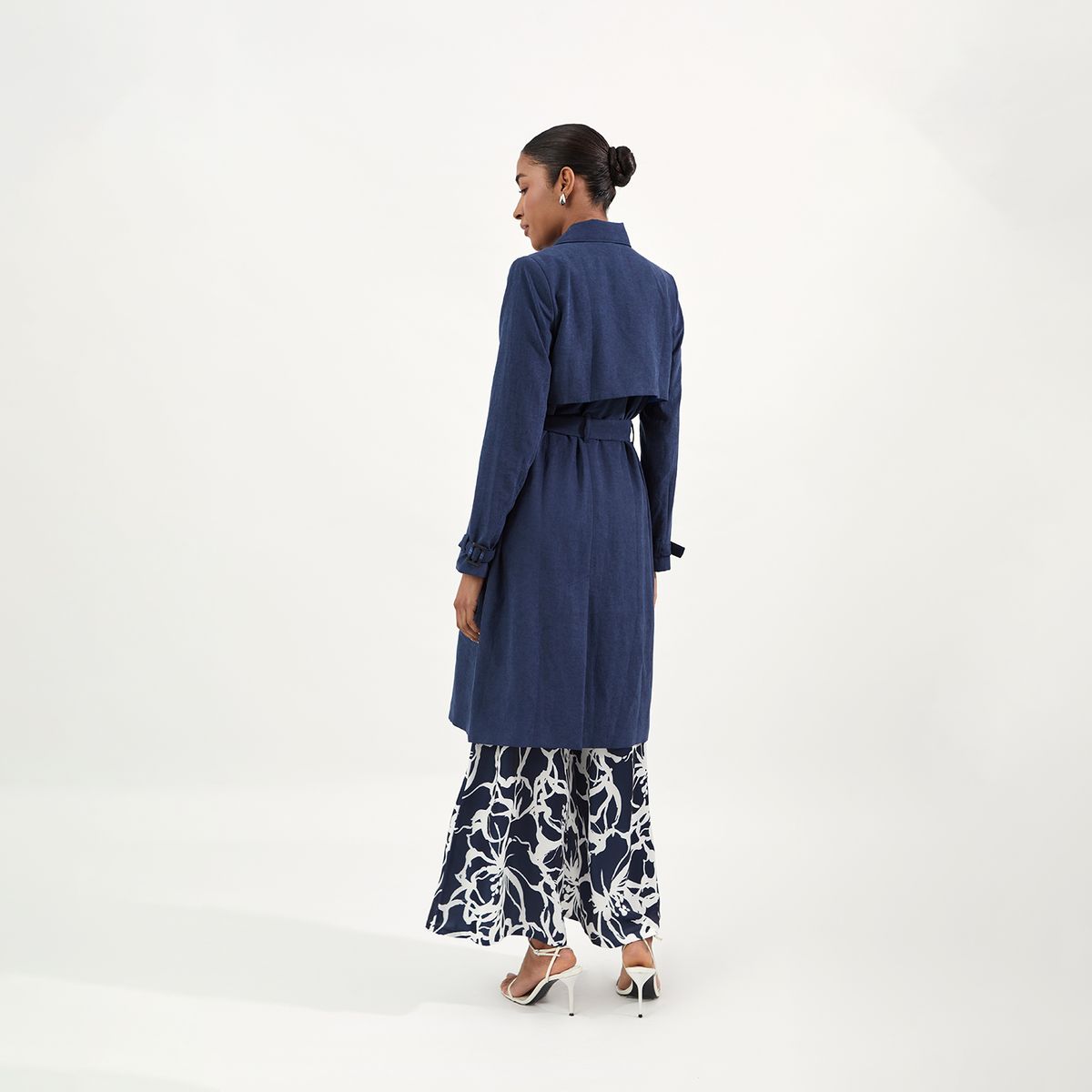 CAMILA VIALI - Trench Camila Viali Azul