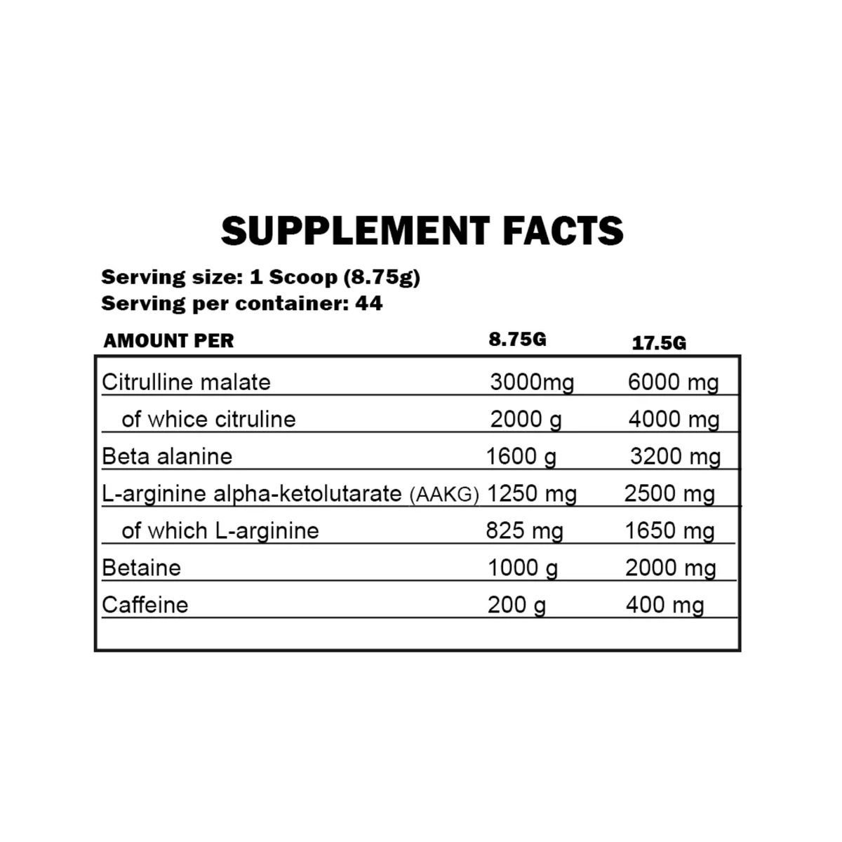 UNIVERSE NUTRITION - Preentreno Kevin Levrone Maryland + Creatina Ronnie Coleman de 300gr