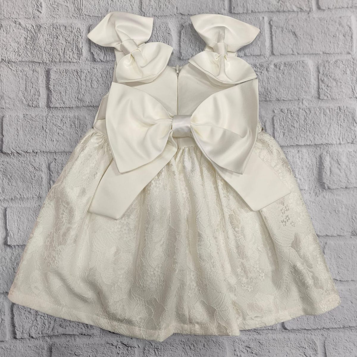BANNITAS - Vestido de fiesta para niñas Camila perla T18M