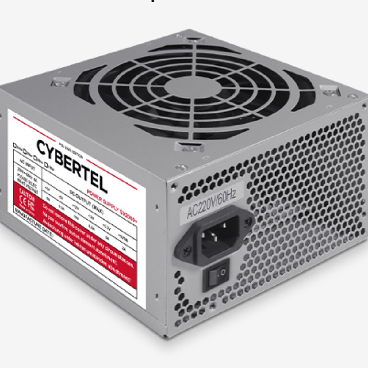 CYBERTEL - Fuente de Poder ATX CYBERTEL SX2000+ 230W FLAT en Caja