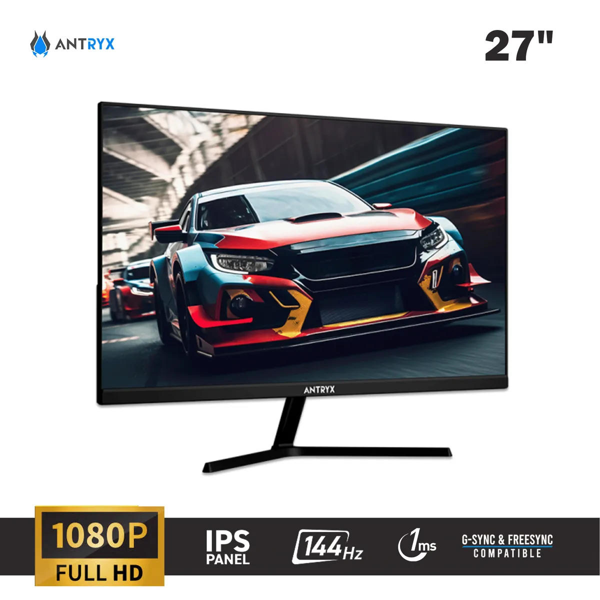ANTRYX - MONITOR GAMING 27 FHD, IPS, 144HZ, 1MS, IPX2711GOL ANTRYX