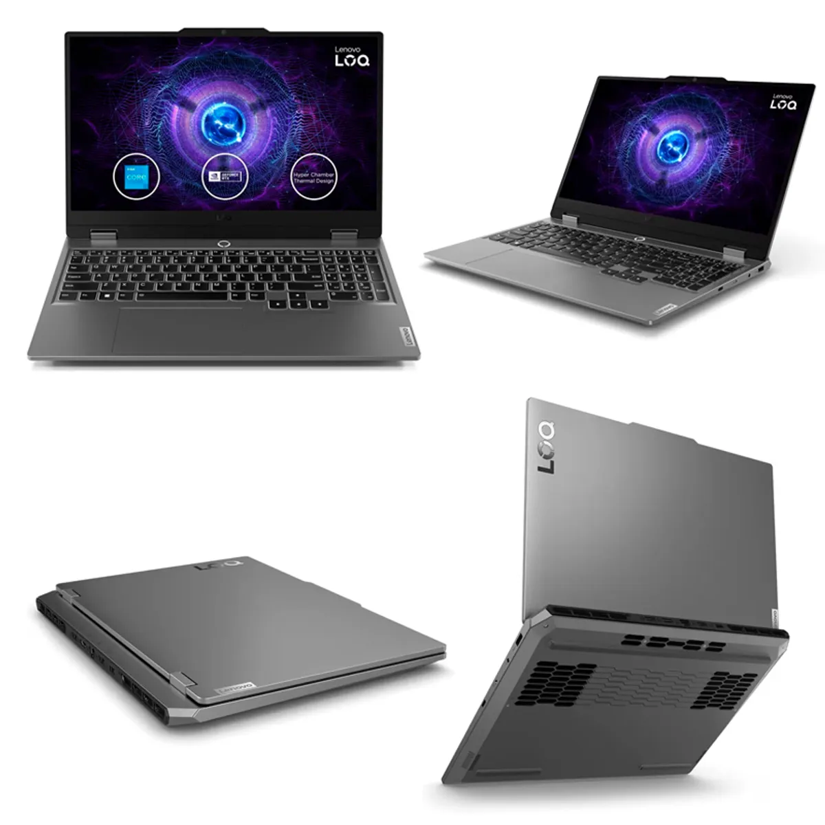 LENOVO - Notebook Lenovo LOQ 15IAX9 156 FHD IPS Core i5-12450HX hasta 44GHz 8GB DDR5-4800MHz sin OS