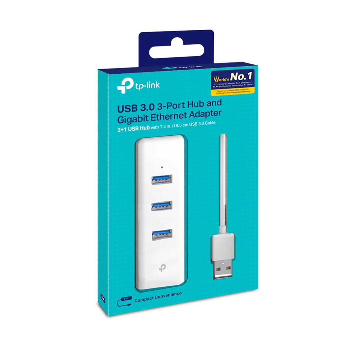 GENERICO - Adaptador Usb 3.0 A Red Gbe + Hub Tp-Link Ue330 - Conexión Rápida Y Versátil Para Tu Dispo