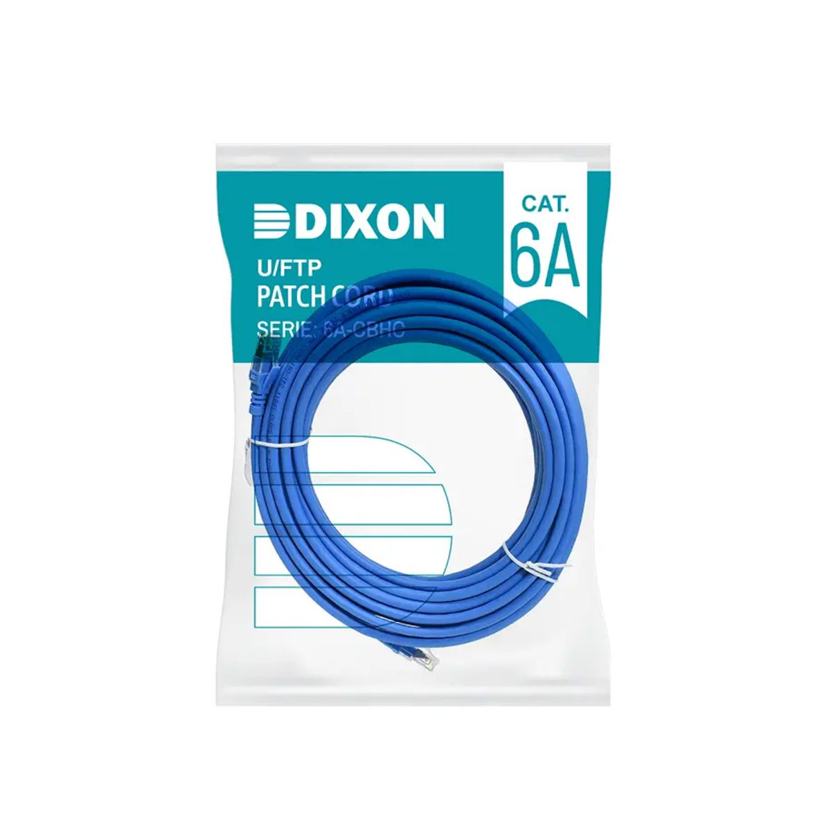 DIXON - Cable De Red Cat-6A Dixón 15M Azul - Alta Velocidad Para Conexiones Fiables Y Estables