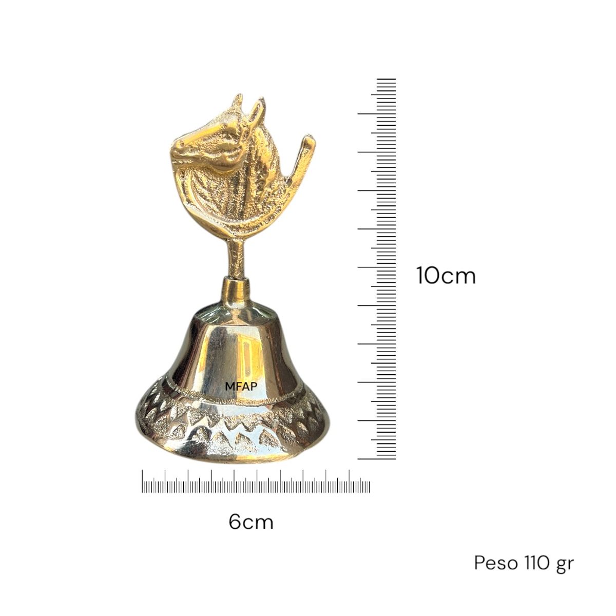 MFAP BRONCERIA Y ANTIGUEDADES - campana caballo