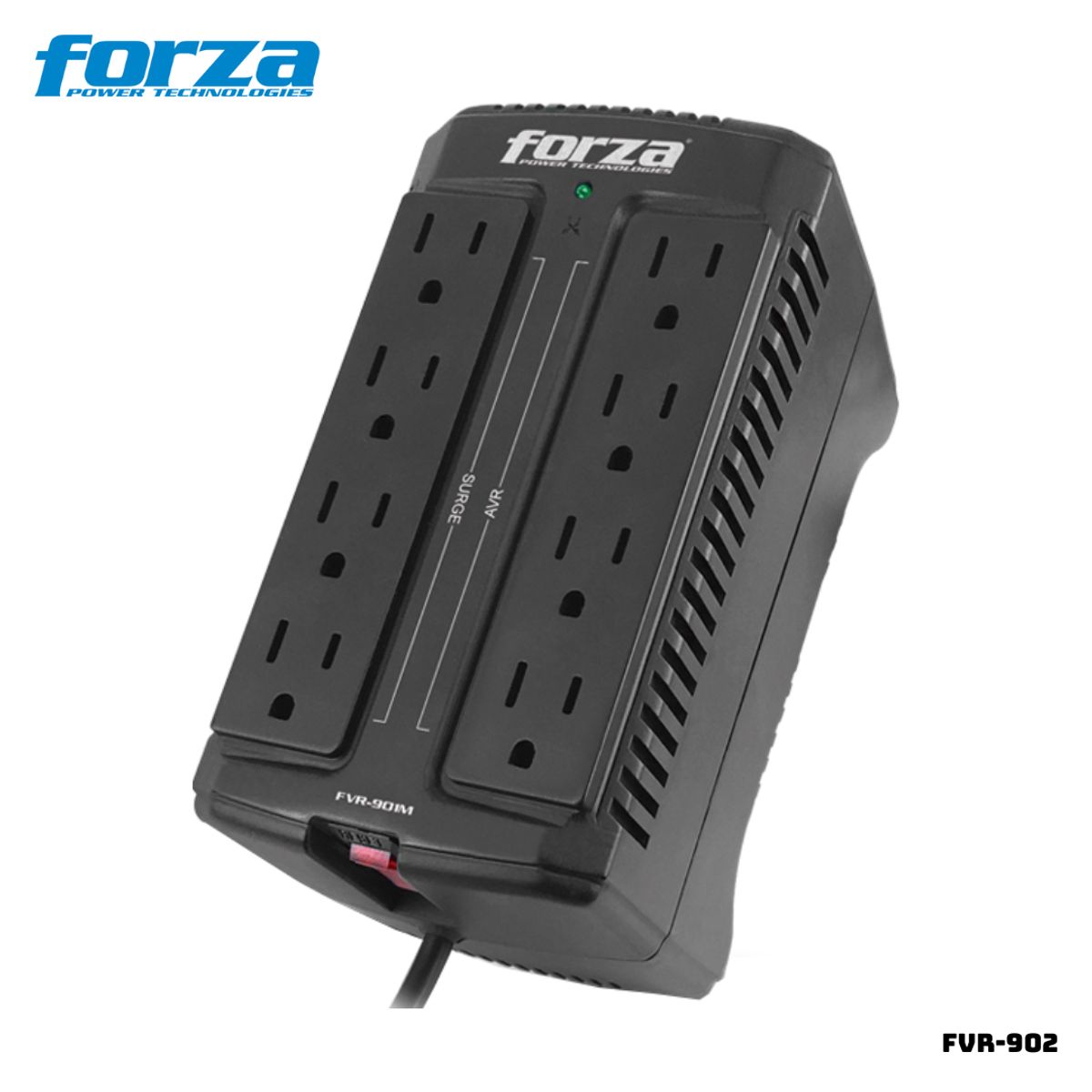 FORZA - ESTABILIZADOR FORZA 900 VA 450W 8T - FVR-902