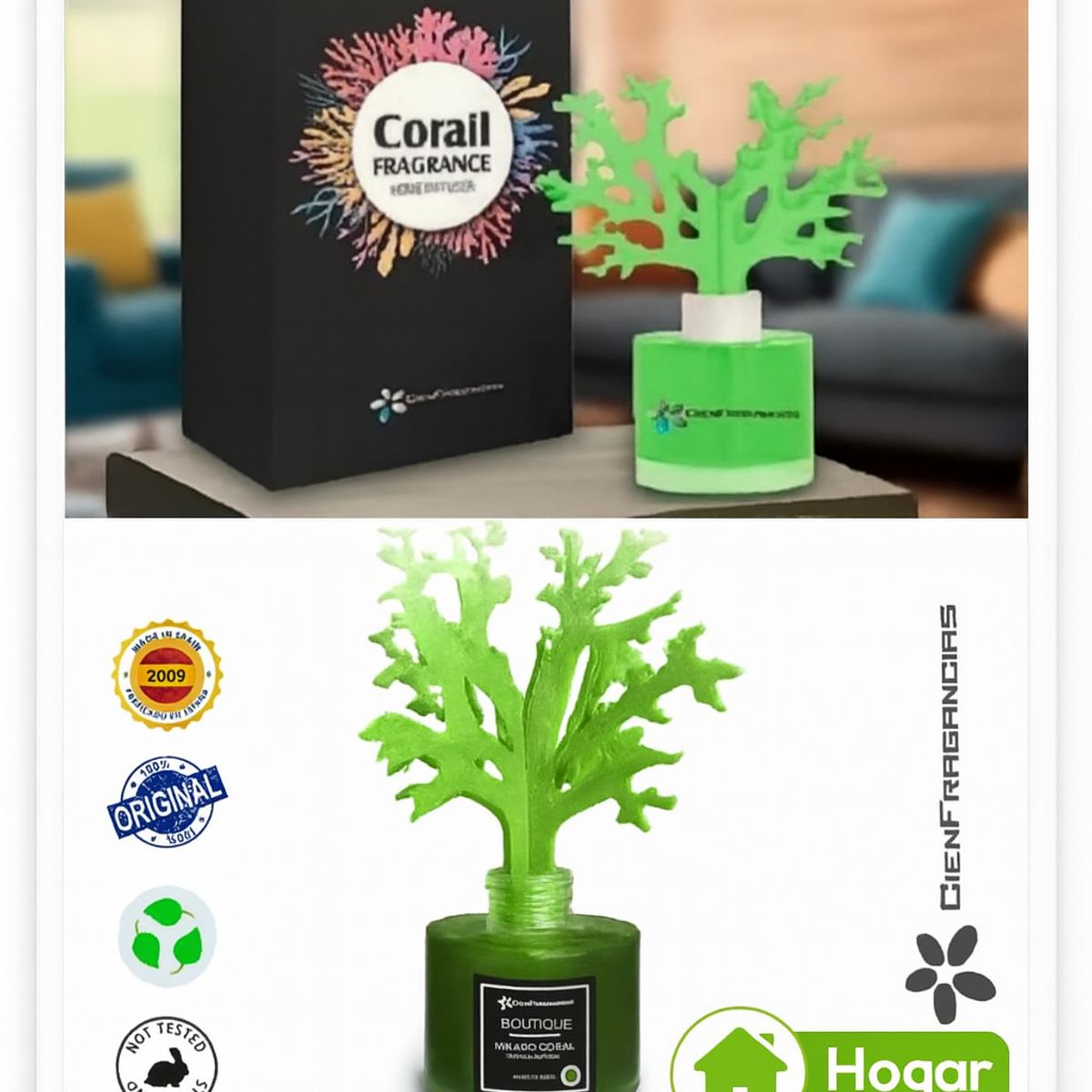 CIEN FRAGANCIAS - AMBIENTADOR MIKADO BOUTIQUE100ML VEGANO CIENFRAGANCIAS RELAJACIÓN Y ENERGÍA POSITIVA