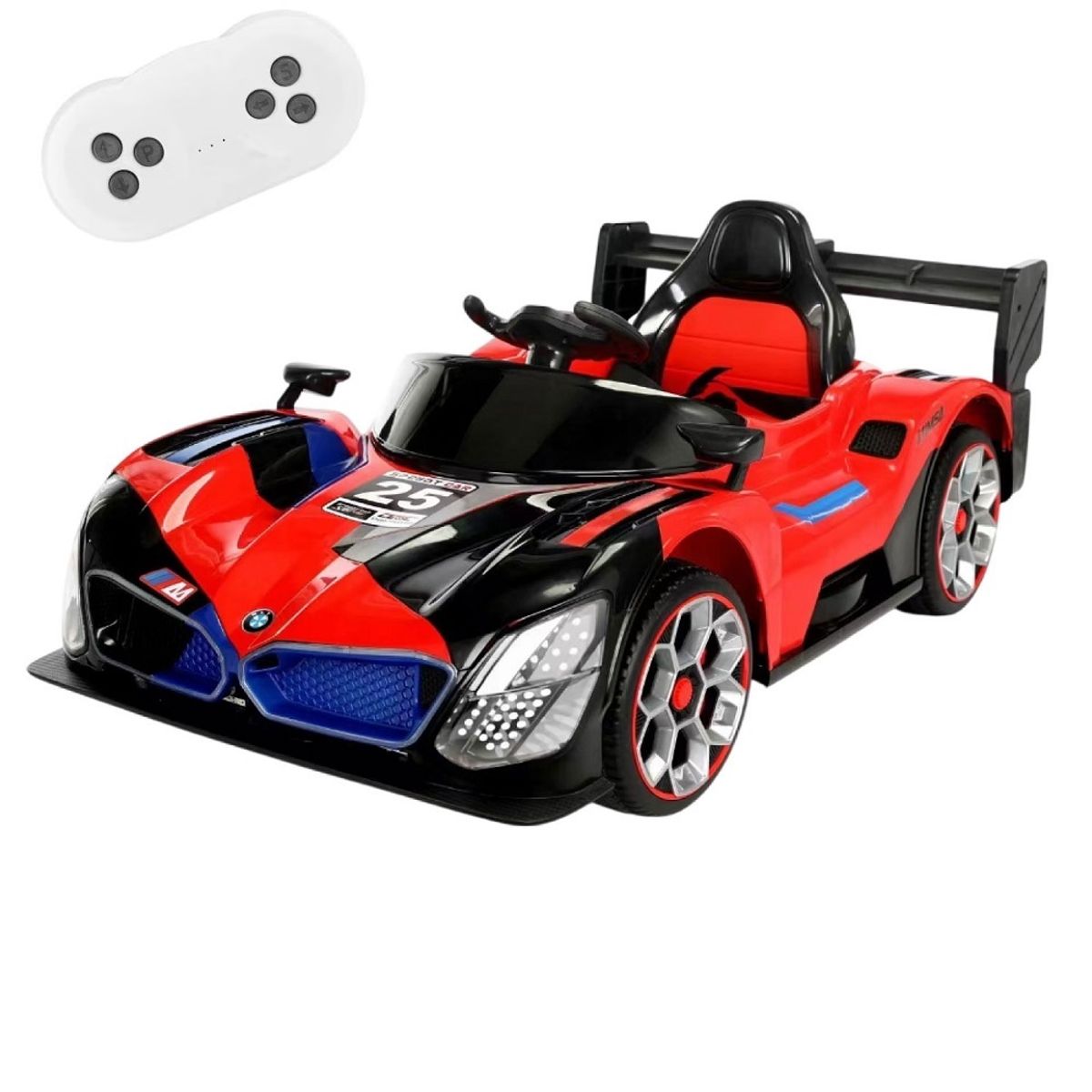 GENERICO - Auto Eléctrico a bateria Niños Deportivo Con Control Luces LED y Sonido