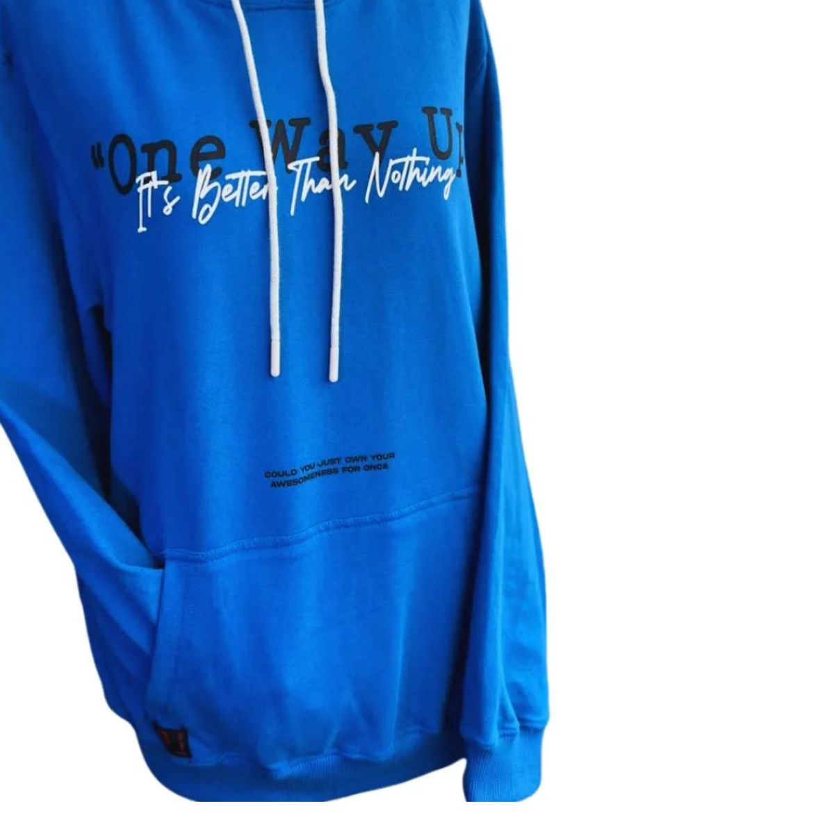 GENERICO - Polera Azul Para Varón Color Azul Con Capucha- talla M