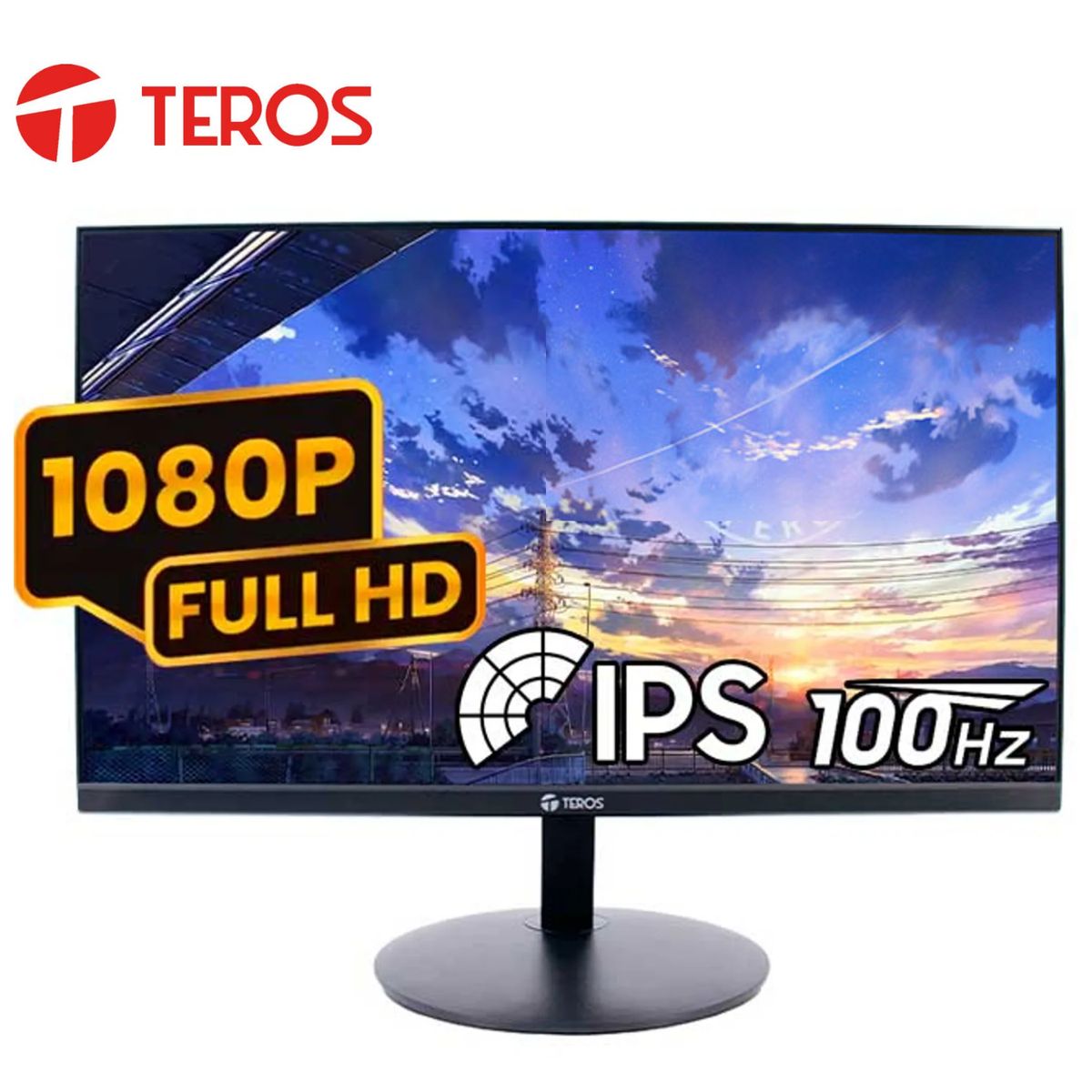 TEROS - MONITOR TEROS IPS TE-2130CS 21.5 FHD 100HZ/ 5MS/ 1920X1080/ HDMI/ VGA