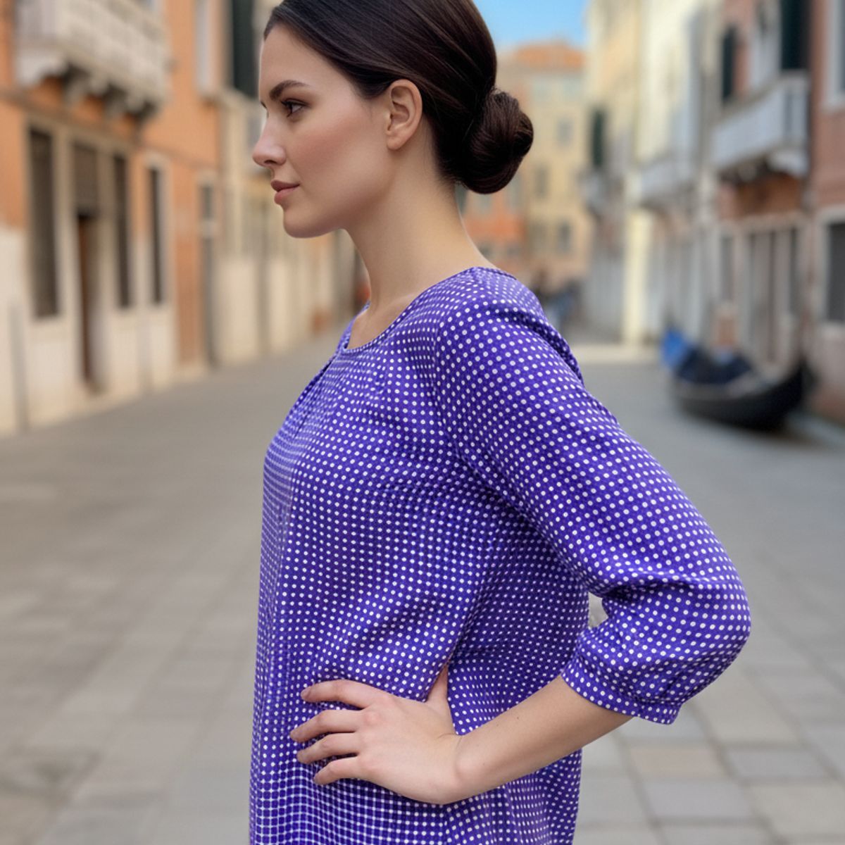 GENERICO - Blusa Seda Femenina Japonesa