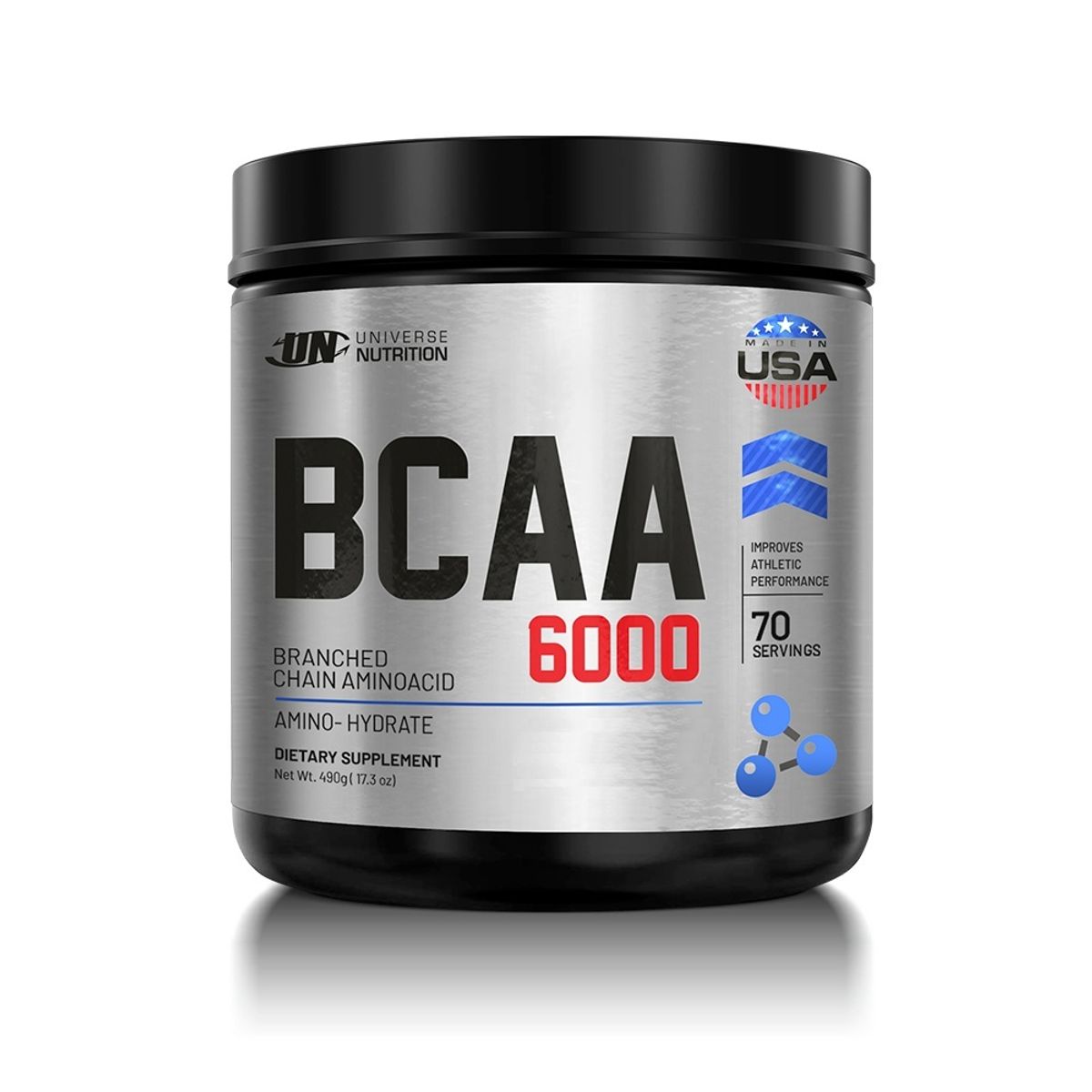 UNIVERSE NUTRITION - AMINOÁCIDO UNIVERSE NUTRITION BCAA 6000 480G FRUIT PUNCH + SHAKER