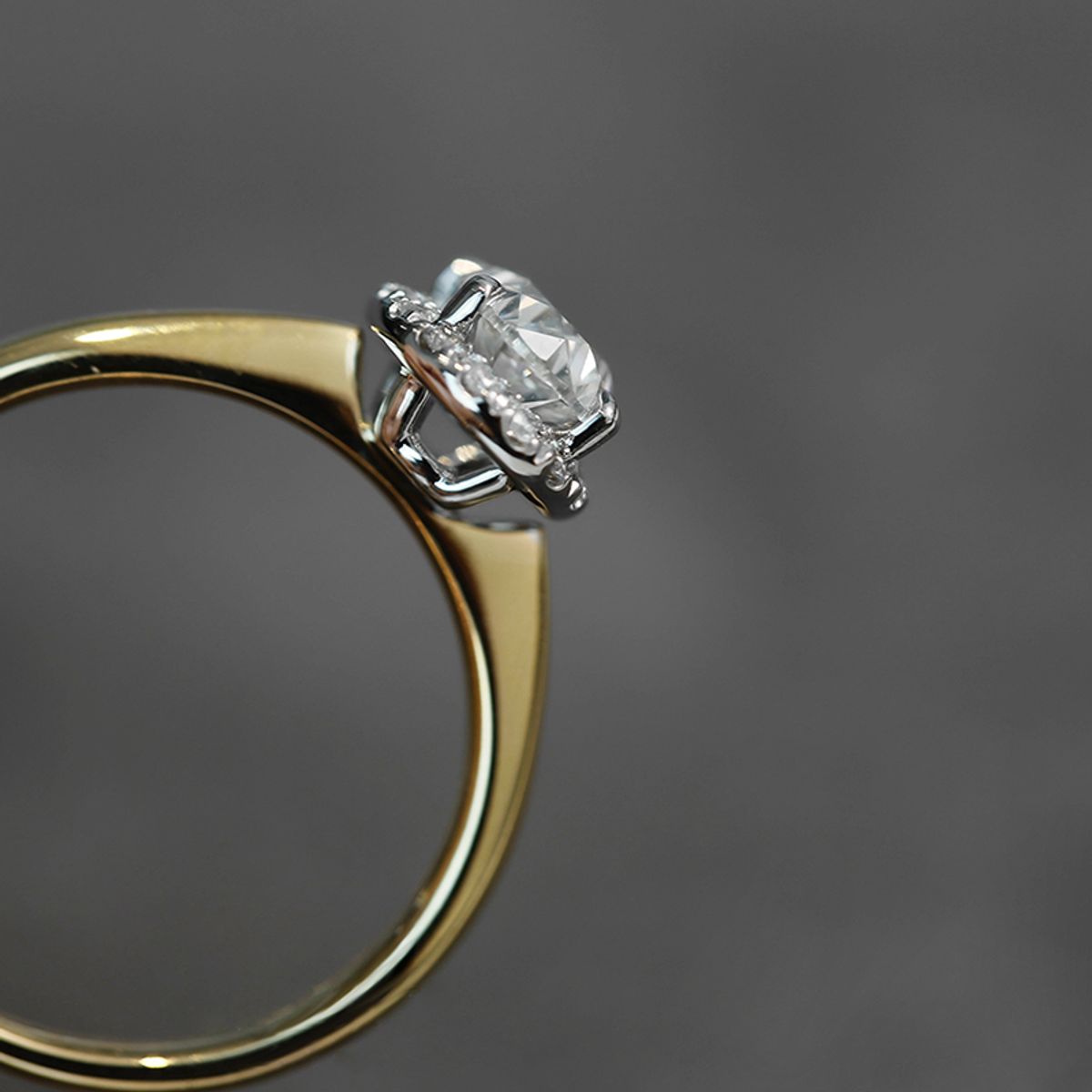 LA TIENDA 88 JOYAS Y ACCESORIOS - La Tienda 88 - Anillo De Compromiso Mujer Bañado en Oro de 18k- Blanco