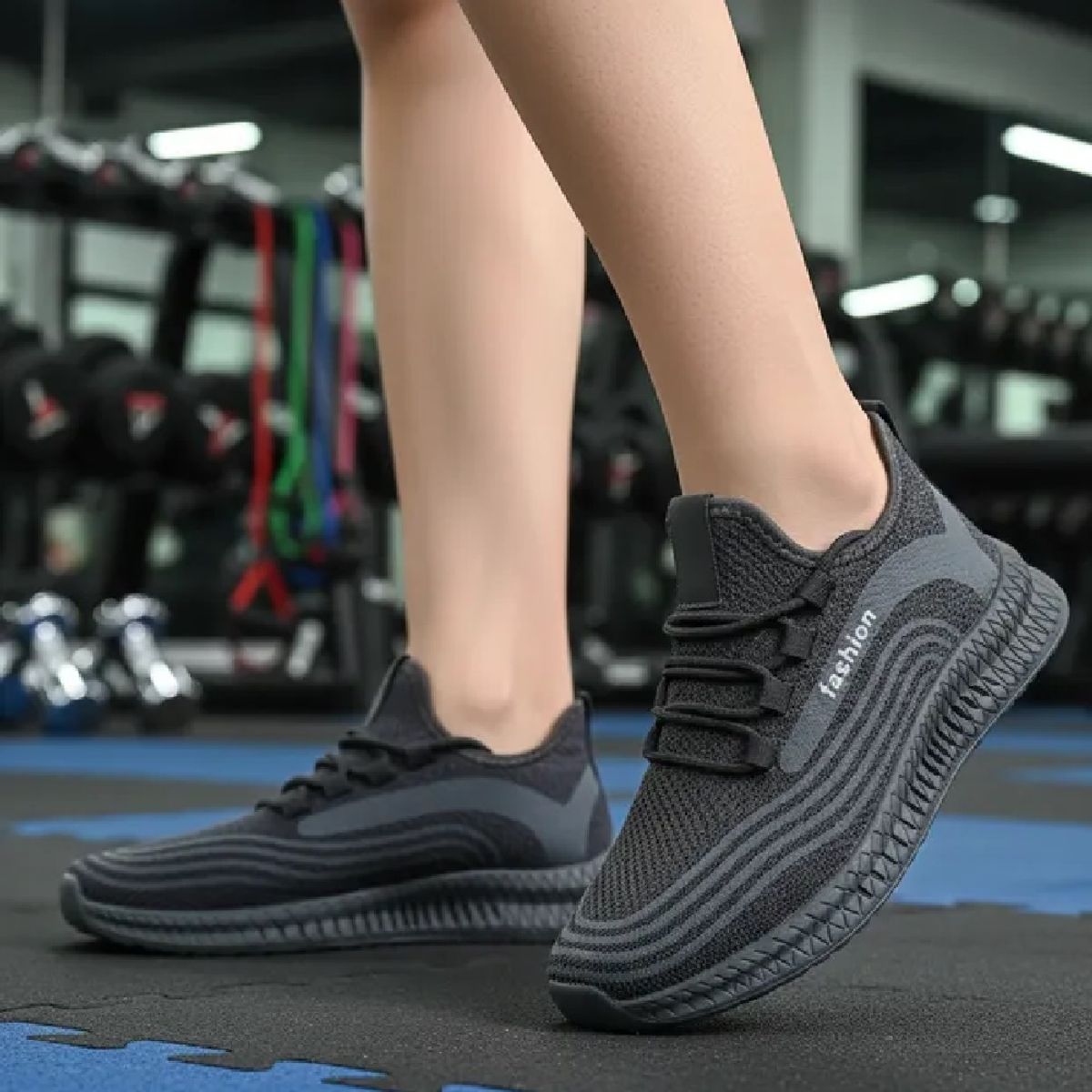 GENERICO - Zapatillas Importadas Urbanas Fashion Gris Hombre