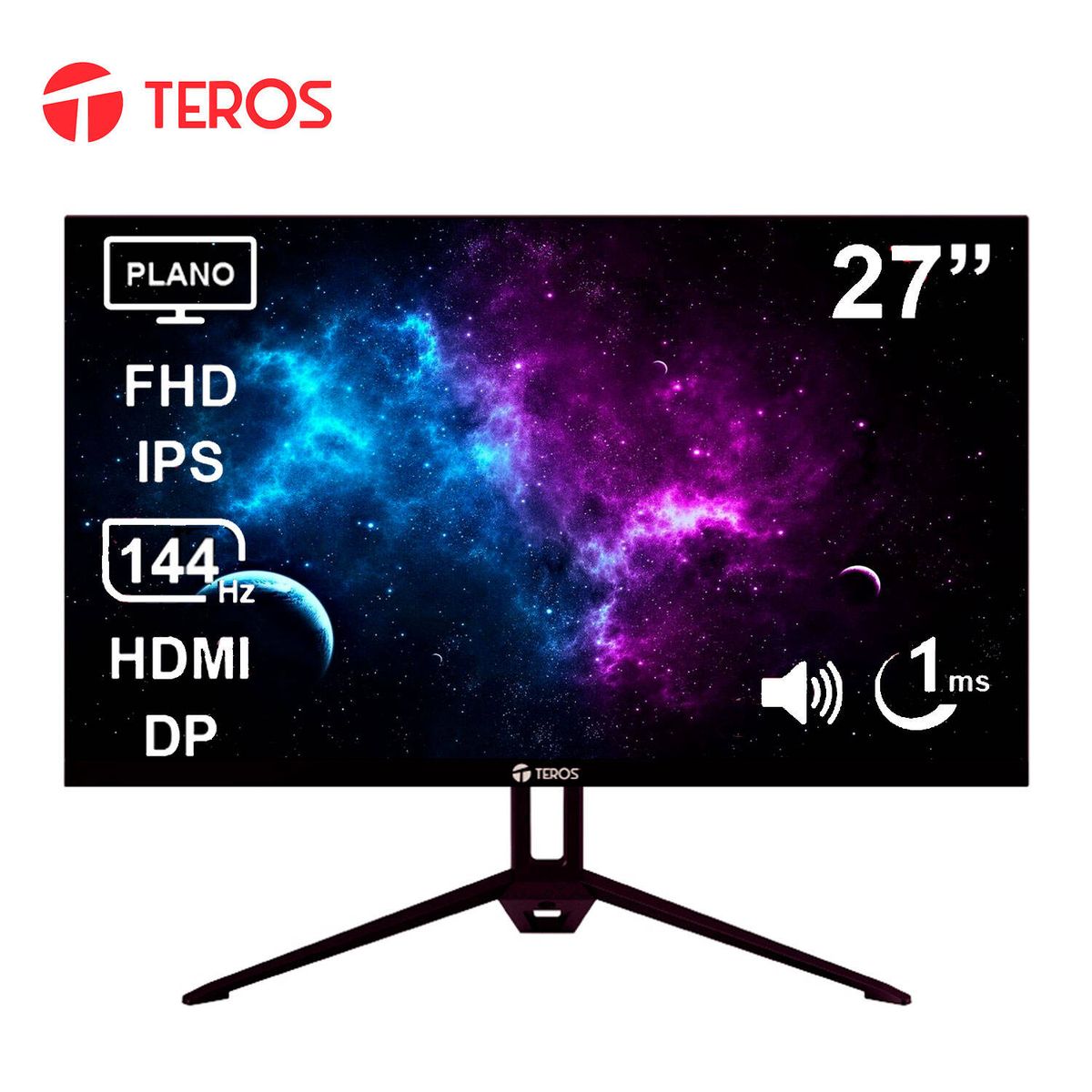 TEROS - Monitor Teros TE-2713S 27 pulgadas FHD IPS 144Hz 1ms
