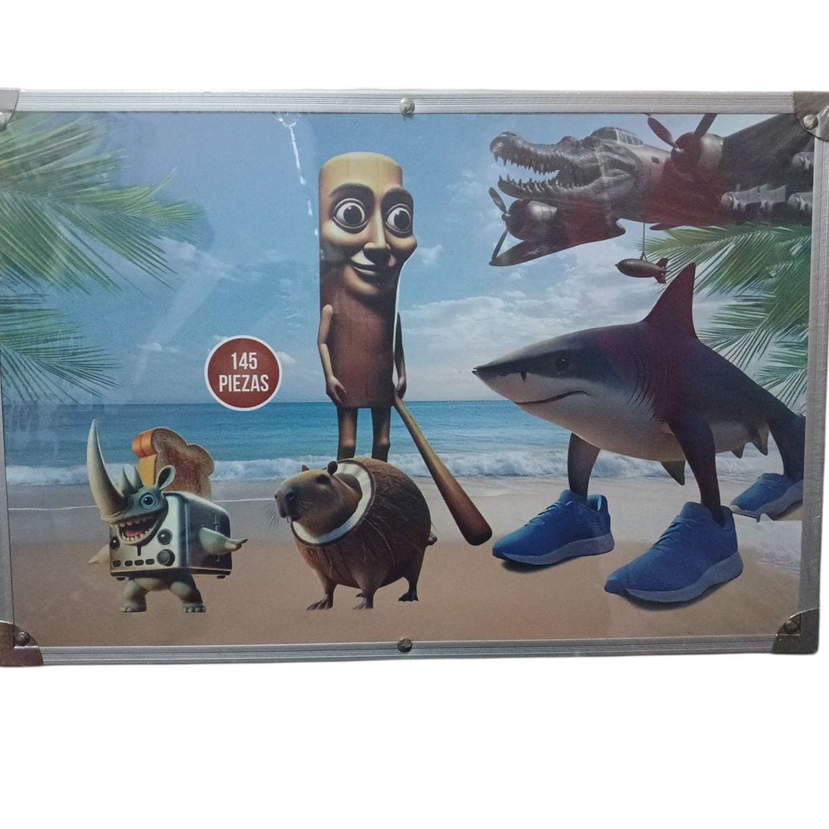 GENERICO - Set de Arte Maleta de Aluminio TRALALERO -GENERICO