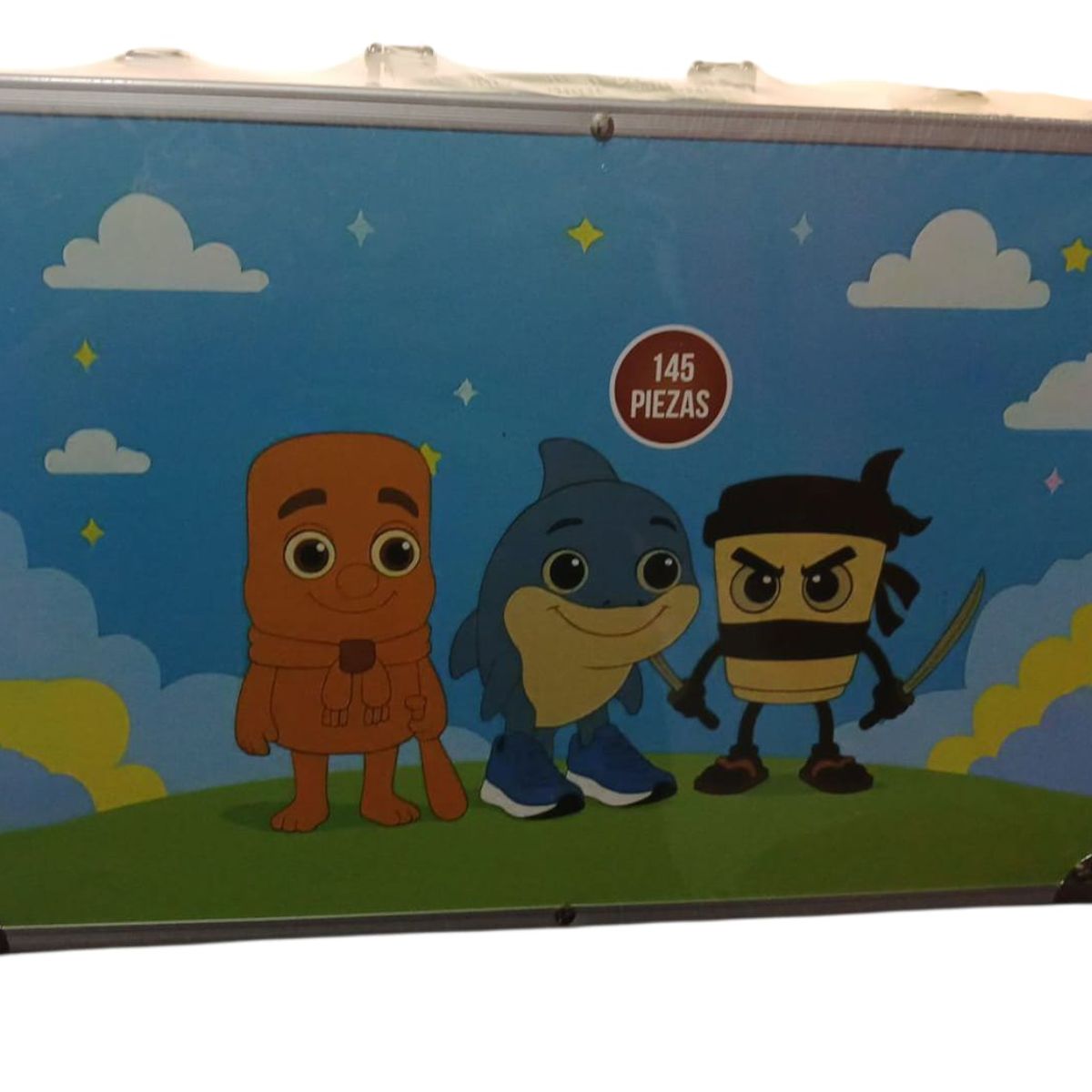 GENERICO - Set de Arte Maleta de Aluminio TRALALERO -GENERICO