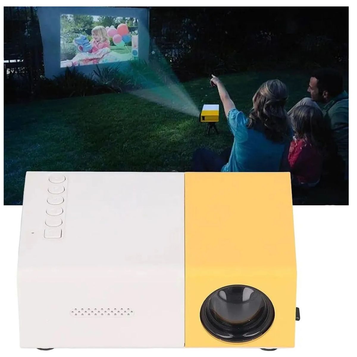 GENERICO - Mini Proyector Portátil Multimedia 1080P