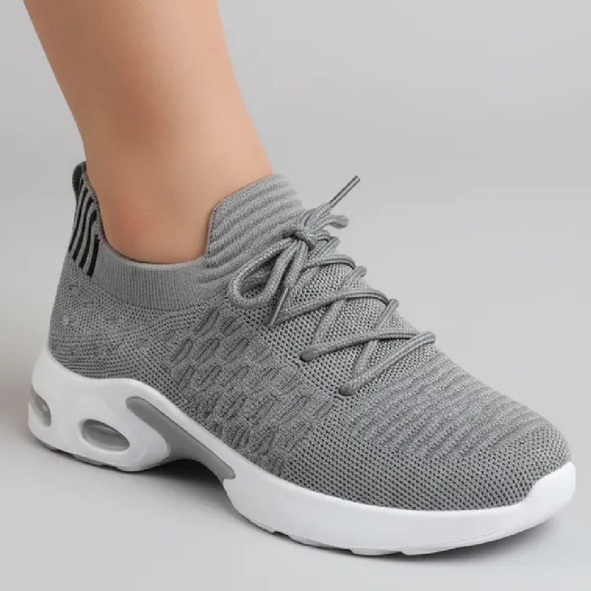 GENERICO - Zapatillas Importadas Mujer Marez Urbanas Gris