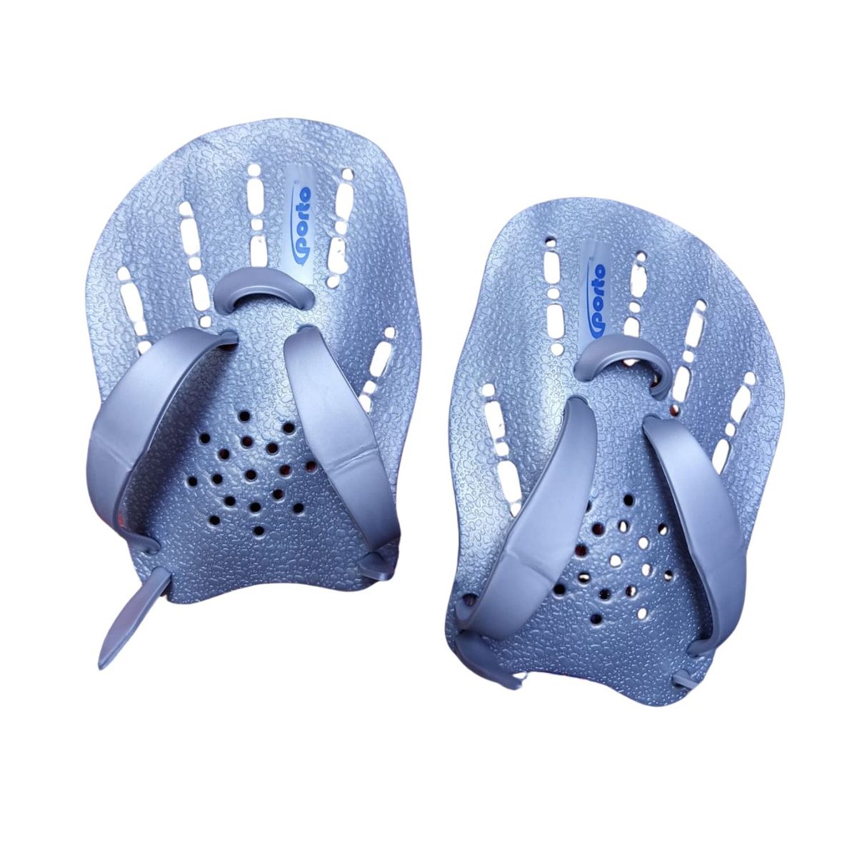 PORTO - Aletas de Natación para Mano Paletas entrenamiento de natación Ajustable - Talla S