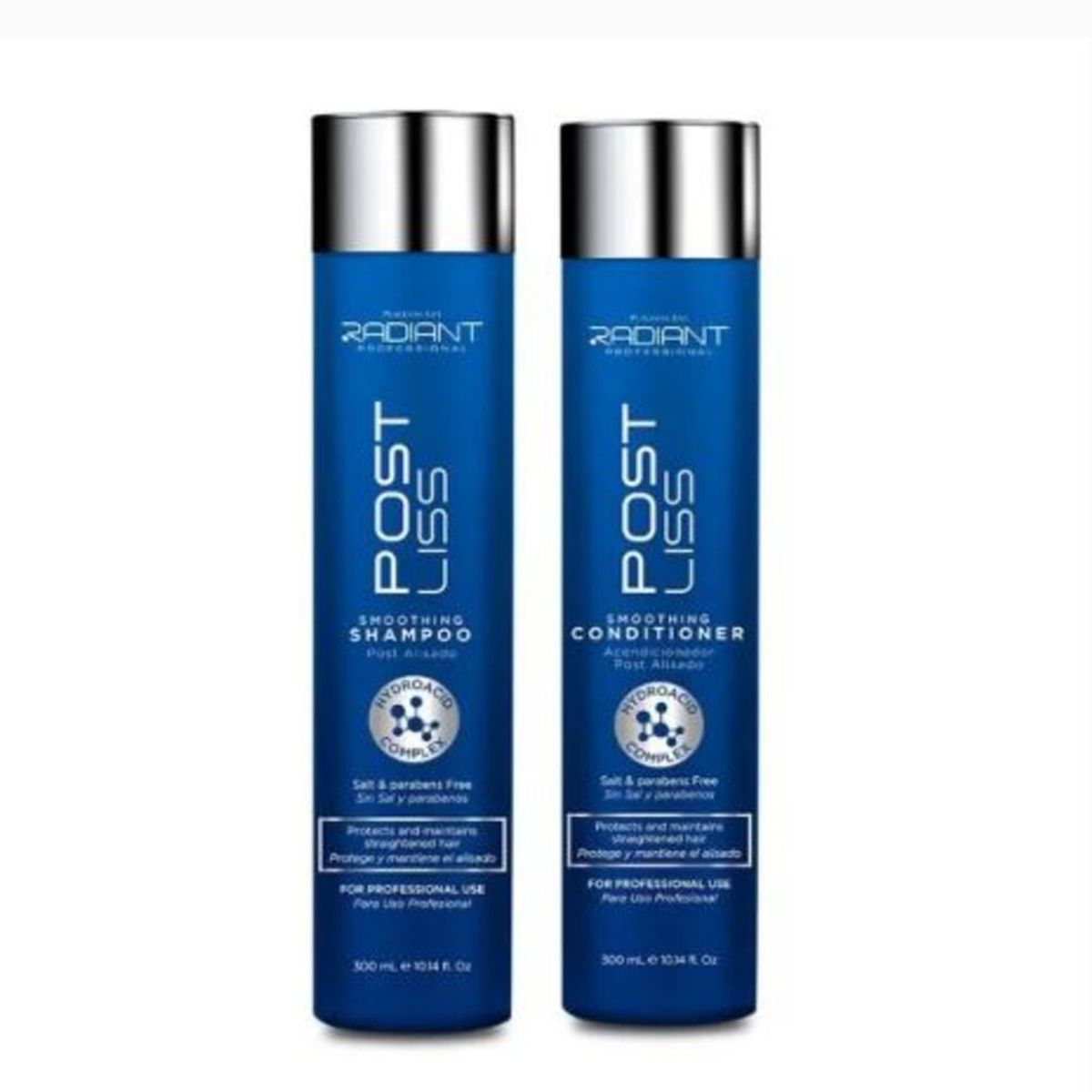 RADIANT - Shampoo Radiant Post Liss + Acondicionador 300ML