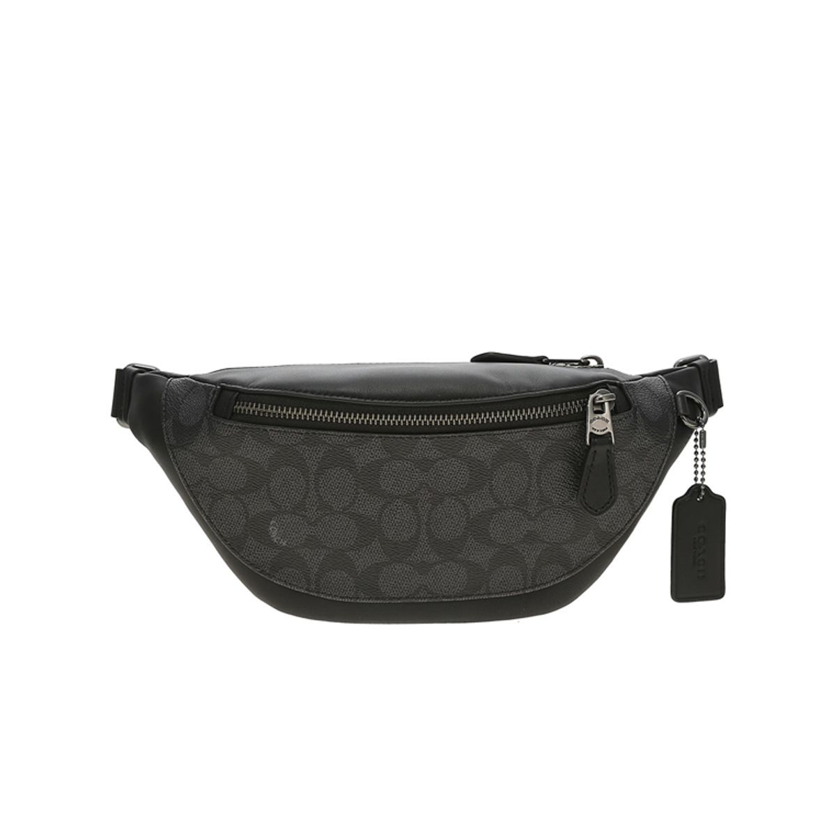 COACH - COACH Outlet Riñonera para hombre de PVC con detalles de cuero