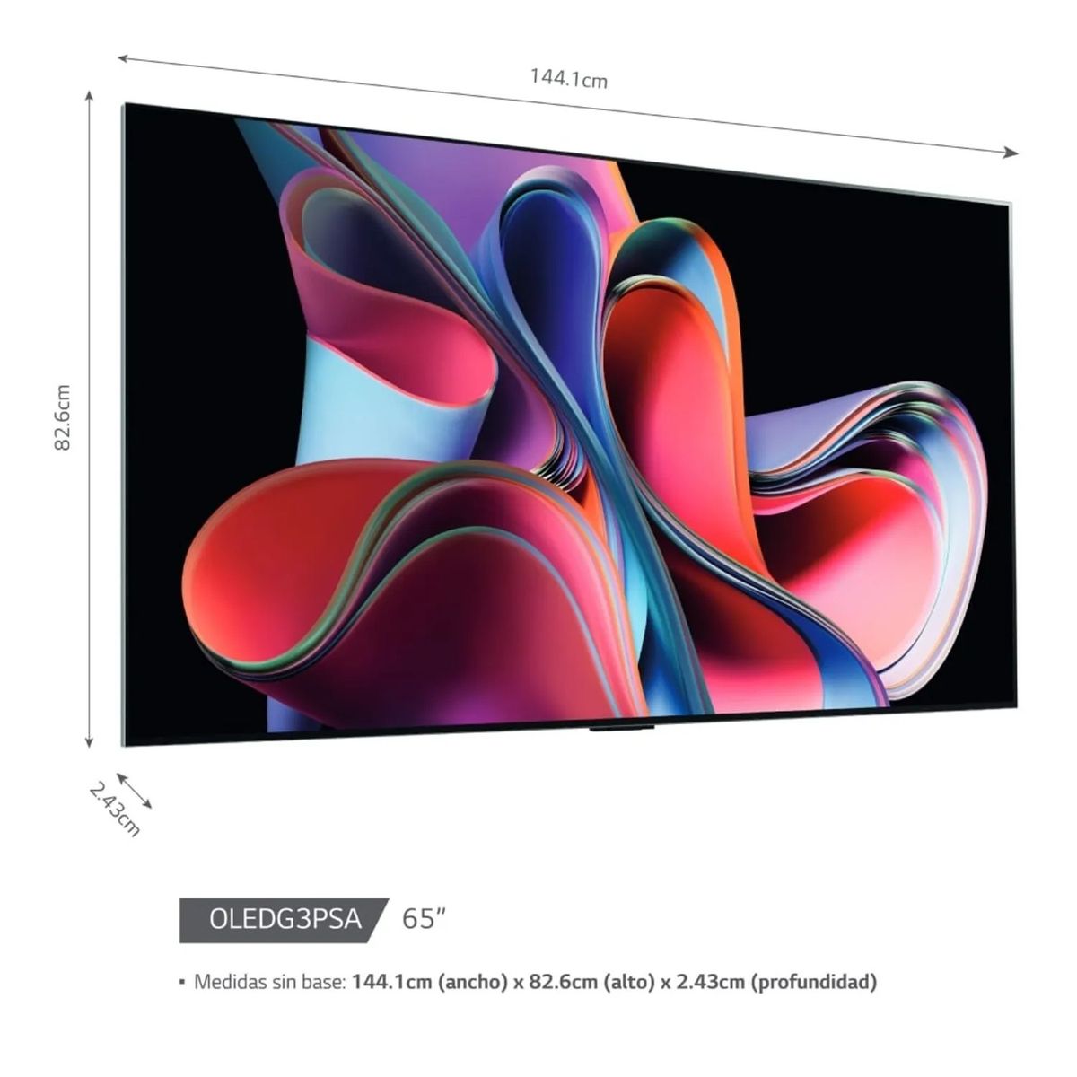 LG - Televisor 65 Lg Oled 4k Thinq Ai Oled65g3psa