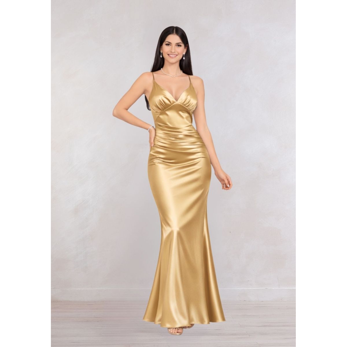 GENERICO - Vestido Largo Elegante Lena Moda Mujer