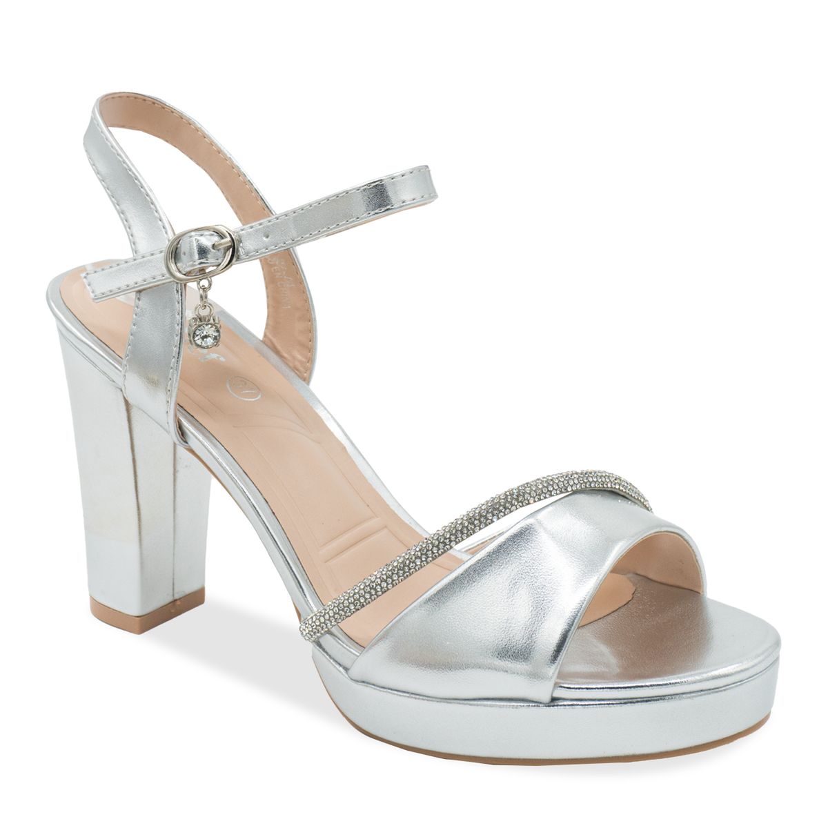 STHEF - SANDALIA MUJER STHEF FIESTA PLATA 8184