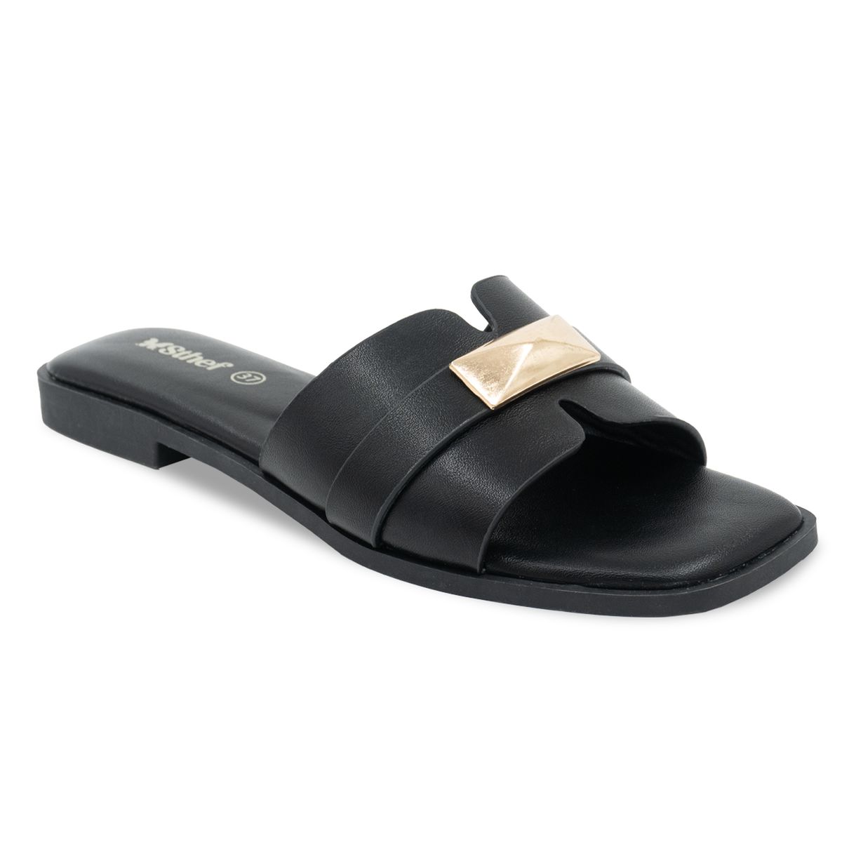 STHEF - SANDALIA MUJER STHEF CASUAL NEGRO 8208