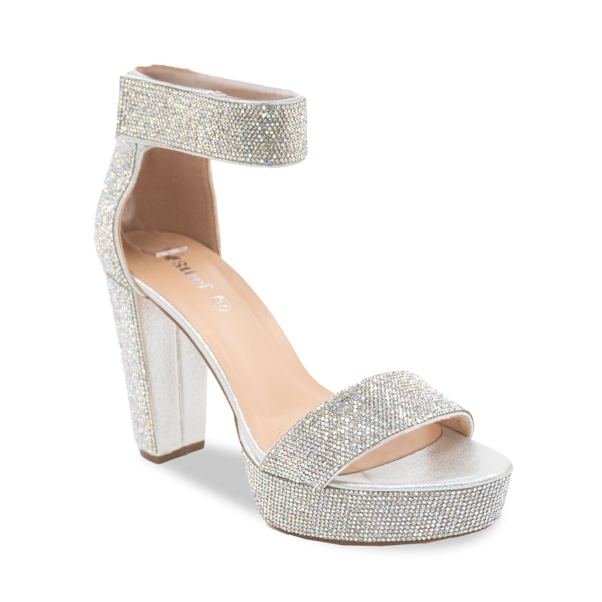 STHEF - SANDALIA MUJER STHEF FIESTA PLATA 7993-A