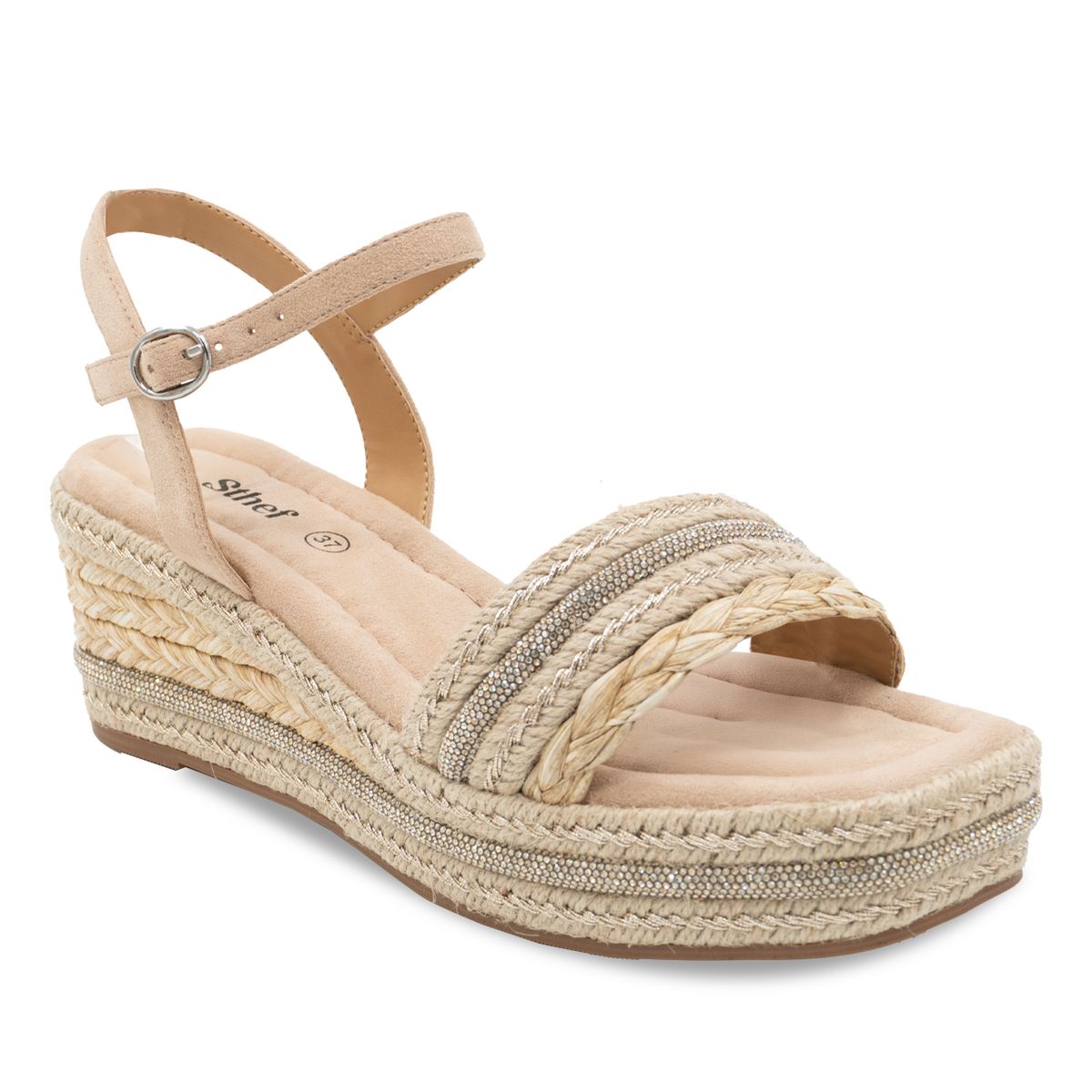 STHEF - SANDALIA MUJER STHEF CASUAL BEIGE 8213