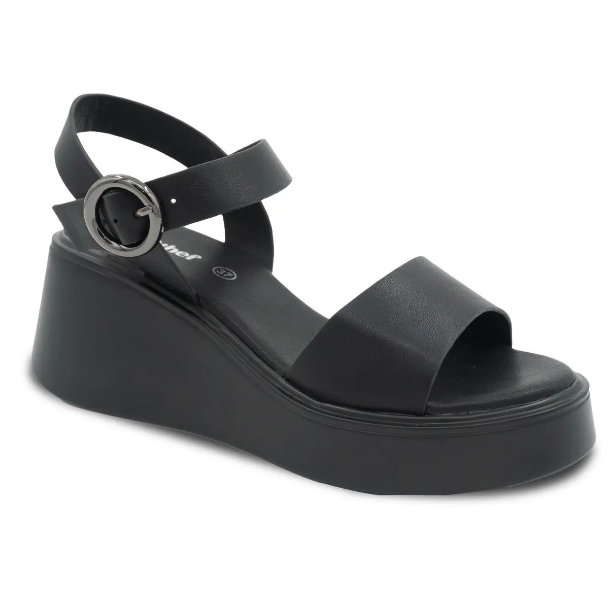 STHEF - SANDALIA MUJER STHEF CASUAL NEGRO 8170