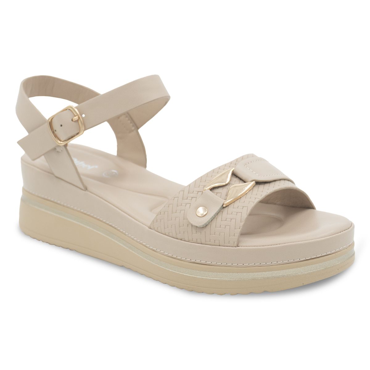STHEF - SANDALIA MUJER STHEF CASUAL BEIGE 8178