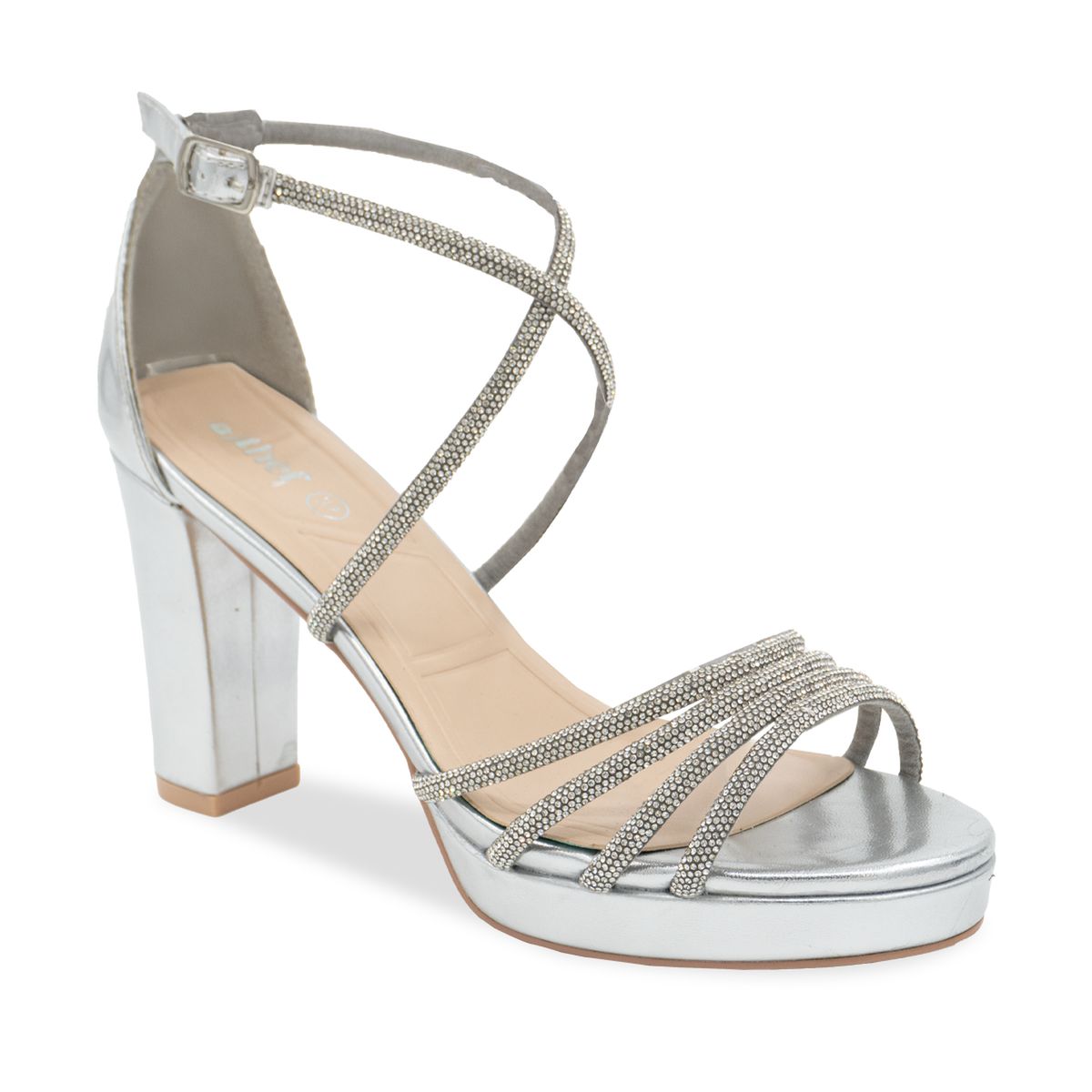 STHEF - SANDALIA MUJER STHEF FIESTA PLATA 8182