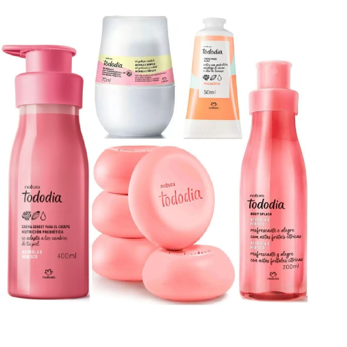 NATURA - Tododia acerola crema splash jabones desodorante y regalo