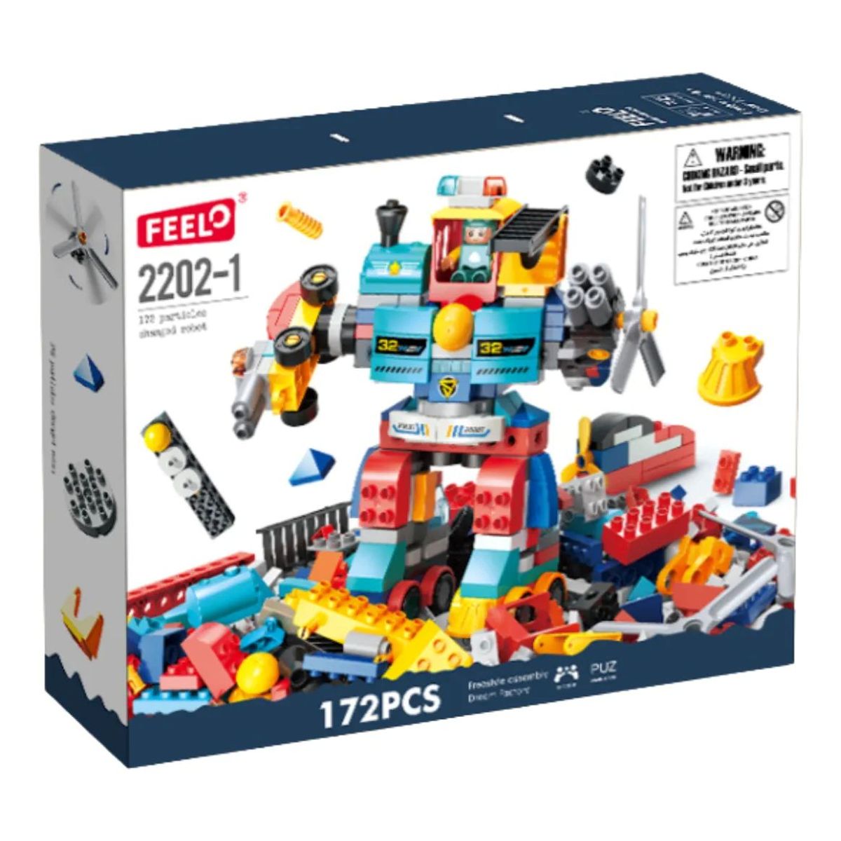 GENERICO - Set de Bloques de Construcción Robot 172 Piezas