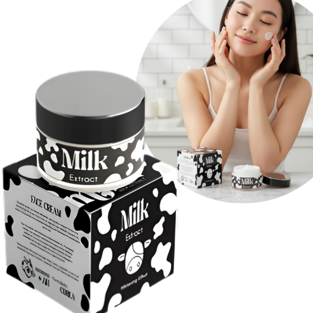 GENERICO - Crema Facial Aclarante con Extracto de Leche 50g