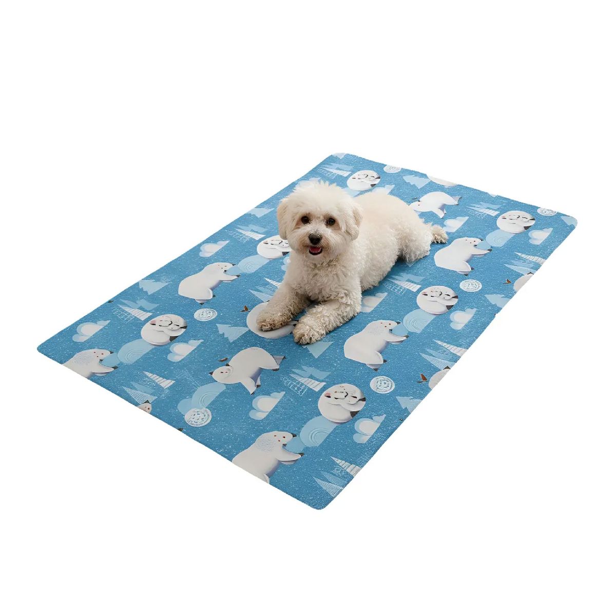 CAT OH - Alfombra fría de verano para mascotas  Cool Mat Fun Celeste