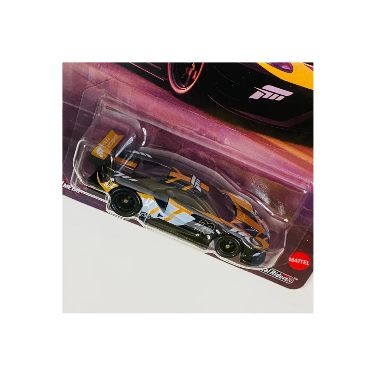 HOT WHEELS - Hot Wheels Premium Forza 2016 Ford GT Race Course negro Llantas de Goma RR