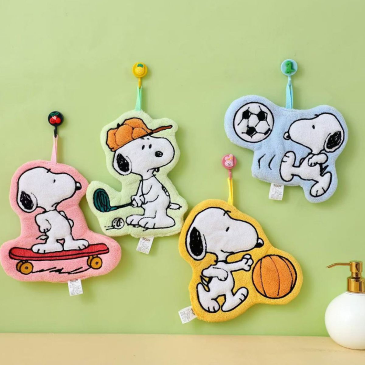 SNOOPY - Toalla seca manos Snoopy divertido