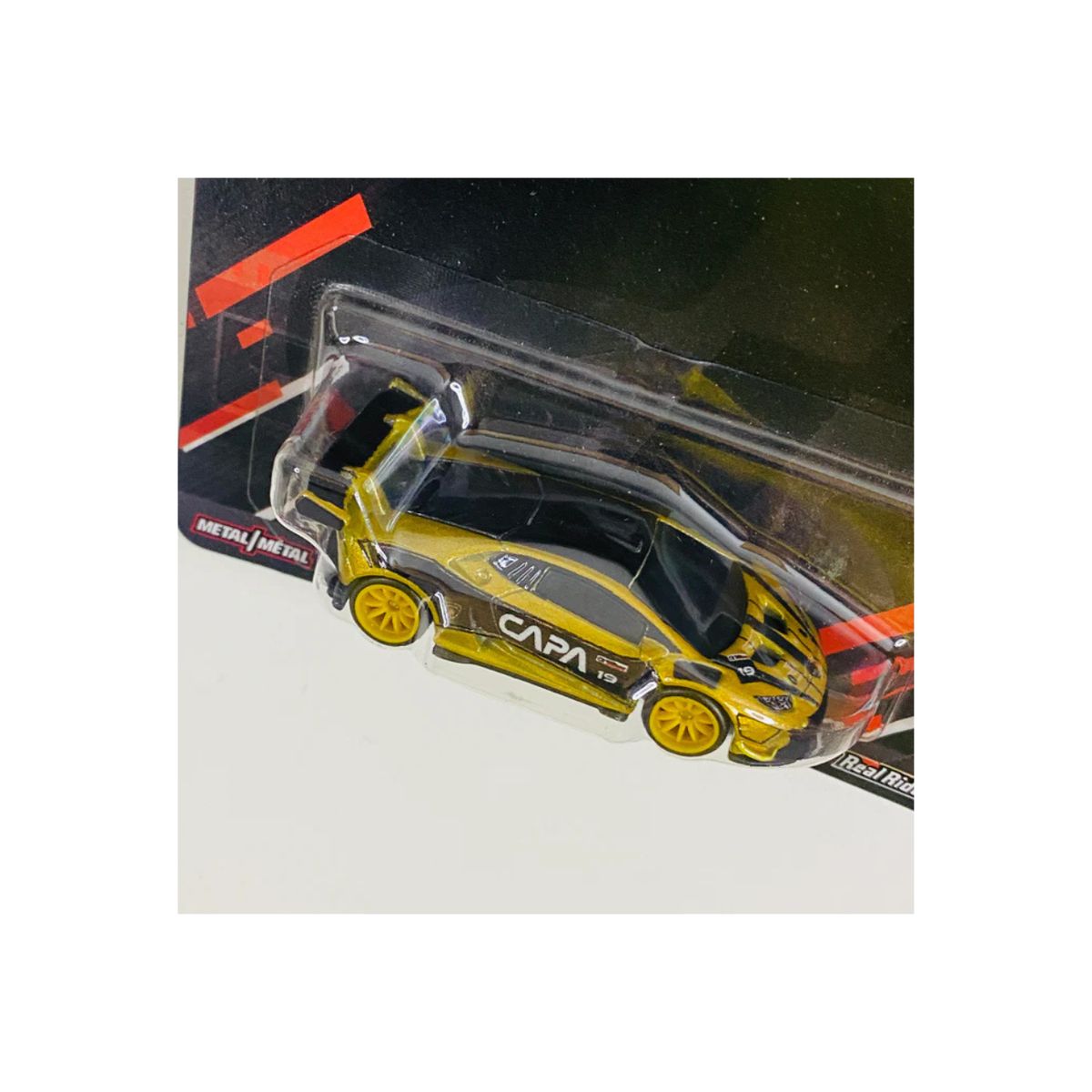 HOT WHEELS - Hot Wheels Premium Gran Turismo Lamborghini Huracan LP 620-2 Super Trofeo dorado metálico