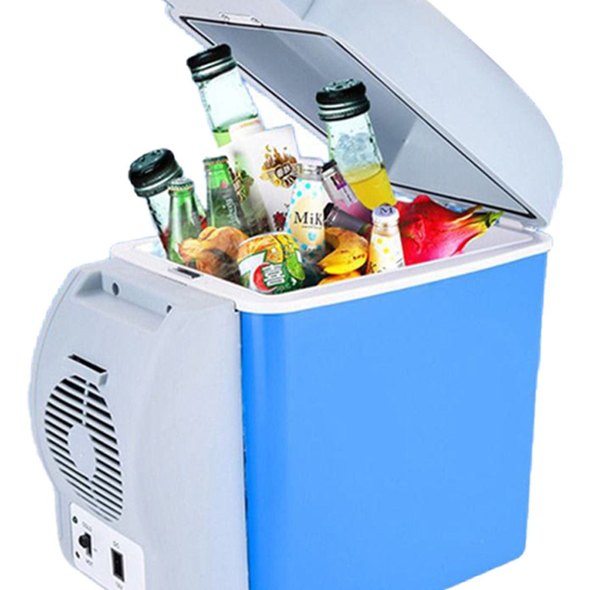 PREMIUM - Cooler Para Auto 75lt Calentador Y Refrigerador Portatil - Azul Acero