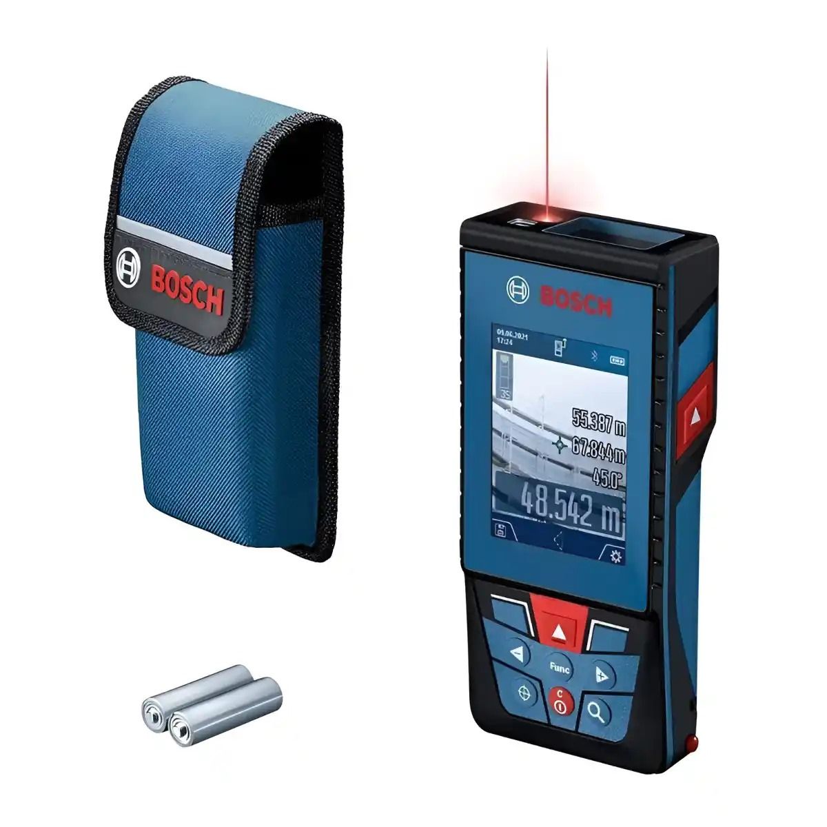BOSCH - Medidor de Distancia Láser Bluetooth 100 Metros BOSCH GLM 100-25 C