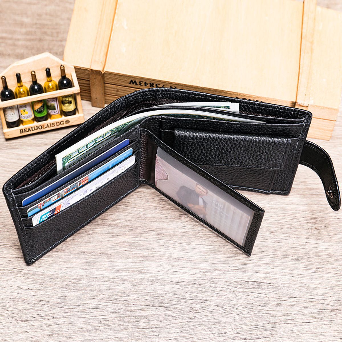 GENERICO - Billetera J-Kavis De Cuero Vacuno 1067