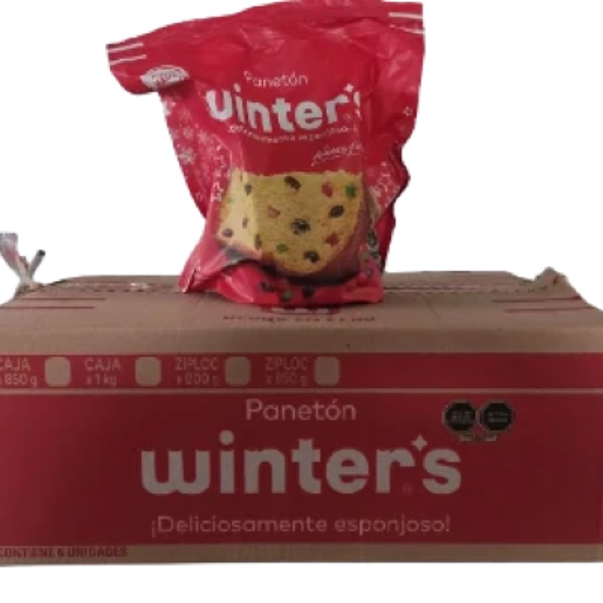 GENERICO - Panetón de bolsa  850 g - Winter's