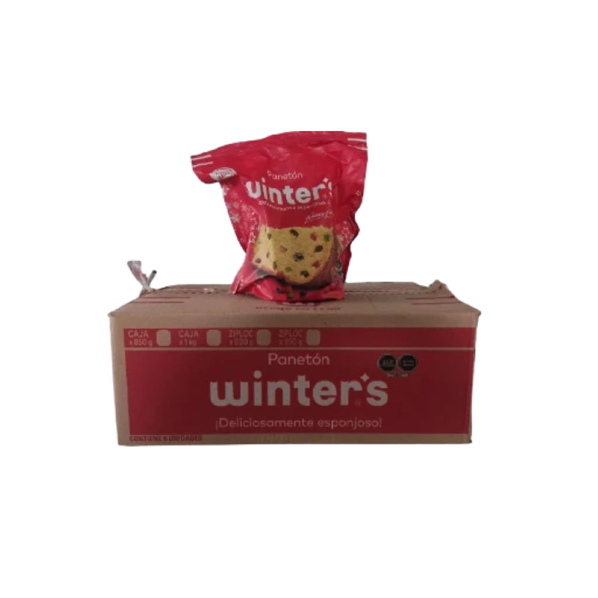 GENERICO - Panetón de bolsa  850 g - Winter's